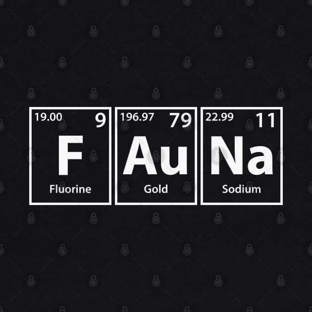 Fauna (F-Au-Na) Periodic Elements Spelling by cerebrands